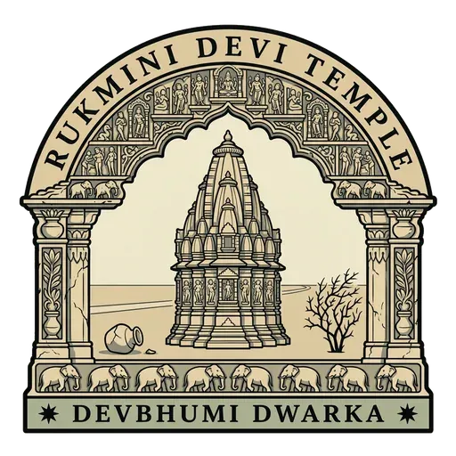 Rukmini Devi Temple travel stamp