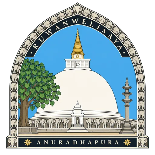 Ruwanwelisaya travel stamp