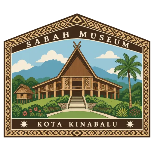Sabah Museum travel stamp