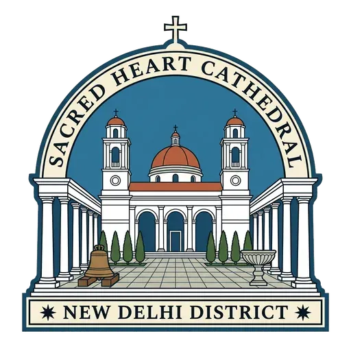 Sacred Heart Cathedral travel stamp