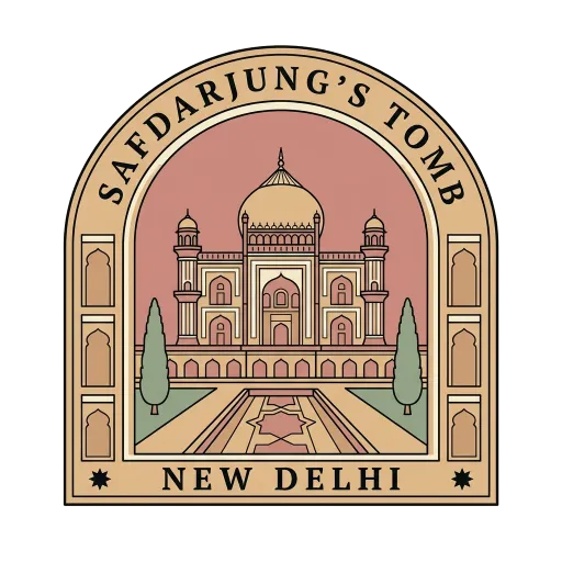 Safdarjung's Tomb travel stamp