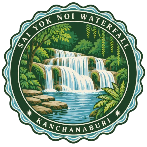 Sai Yok Noi Waterfall travel stamp