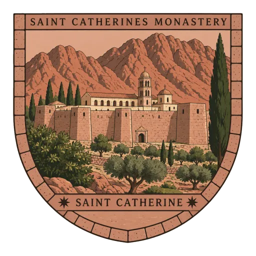 Saint Catherine's Monastery travel stamp
