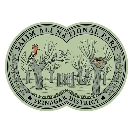 Salim Ali National Park travel stamp