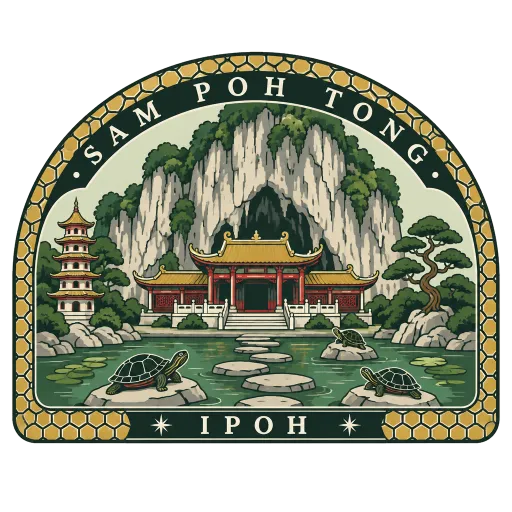 Sam Poh Tong travel stamp
