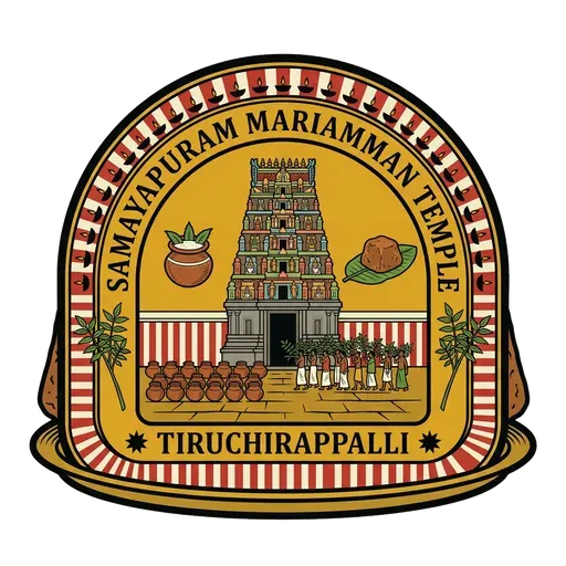 Samayapuram Mariamman Temple travel stamp