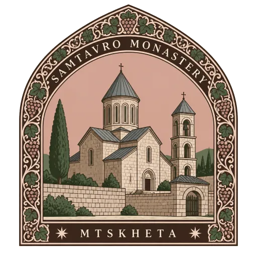 Samtavro Monastery travel stamp