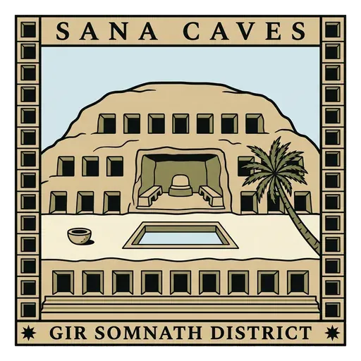 Sana Caves travel stamp