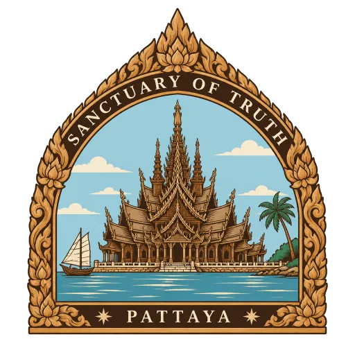 Sanctuary of Truth travel stamp