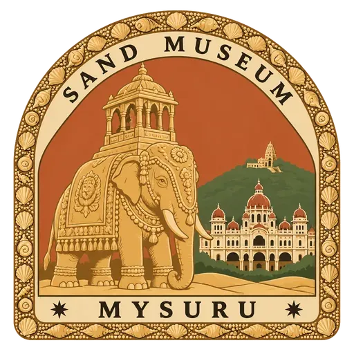 Sand Sculpture Museum travel stamp