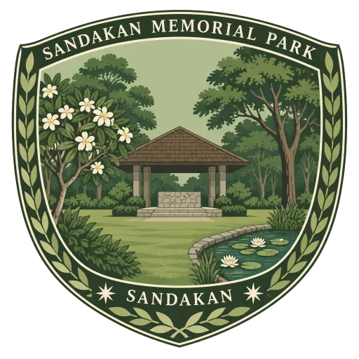 Sandakan Memorial Park travel stamp