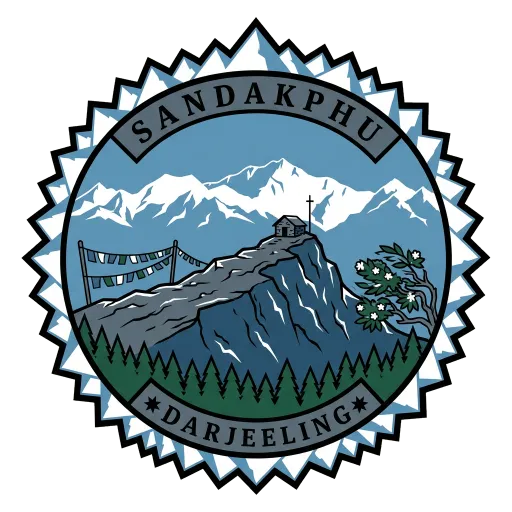 Sandakphu travel stamp