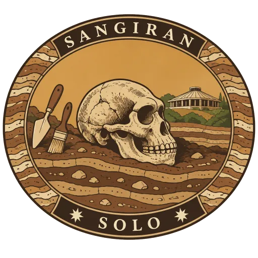 Sangiran travel stamp