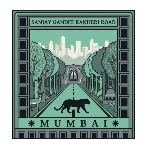 Sanjay Gandhi National Park travel stamp