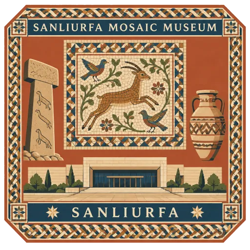 Şanlıurfa Archaeology and Mosaic Museum travel stamp