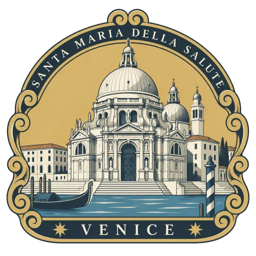 Santa Maria della Salute travel stamp