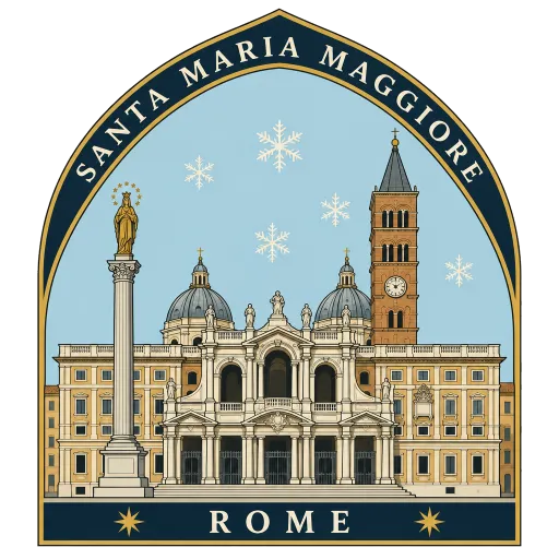 Santa Maria Maggiore travel stamp