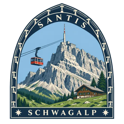 Säntis travel stamp