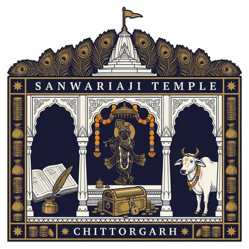 Sanwariaji Temple travel stamp