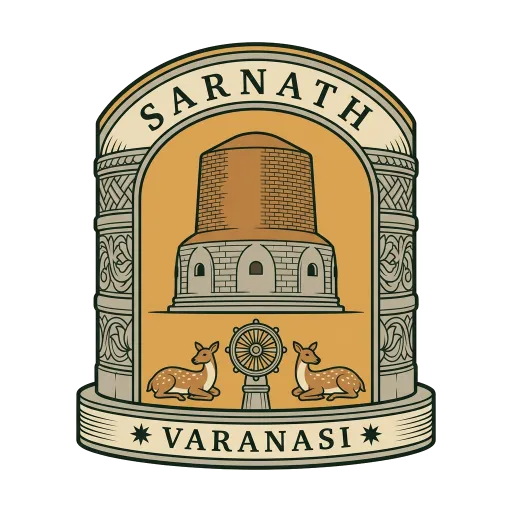 Sarnath travel stamp