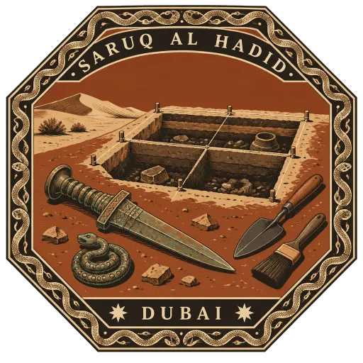 Saruq Al Hadid travel stamp