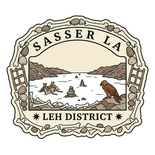 Sasser La travel stamp