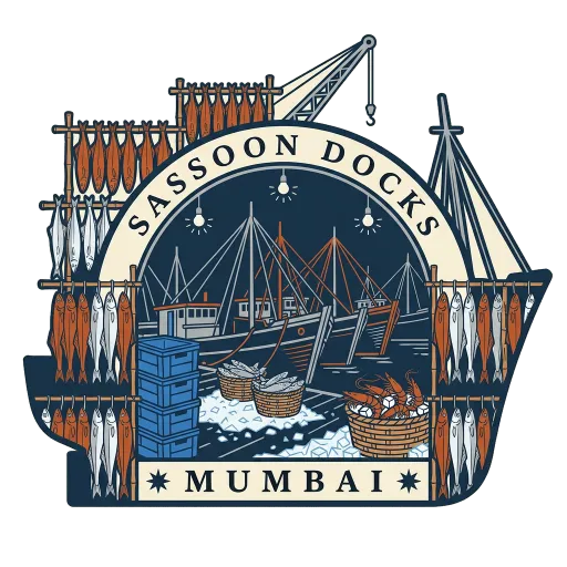 Sassoon Docks travel stamp