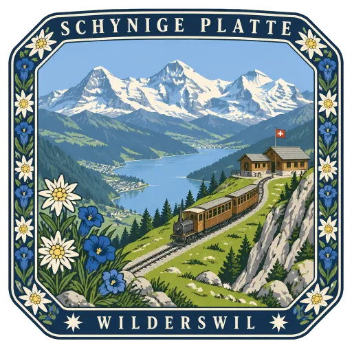 Schynige Platte travel stamp