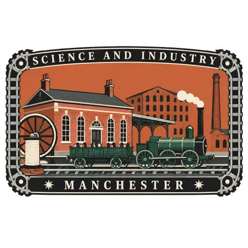 Science and Industry Museum travel stamp