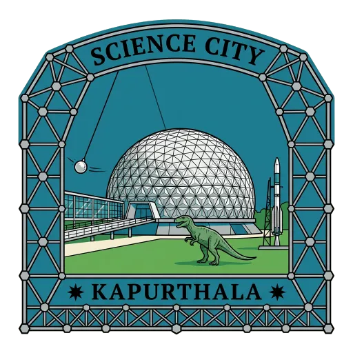 Science City travel stamp
