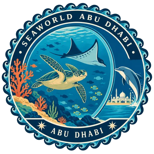 SeaWorld Abu Dhabi travel stamp