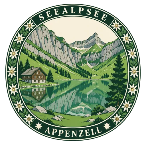 Seealpsee travel stamp