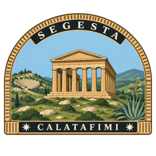 Segesta travel stamp