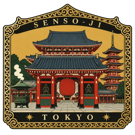 Sensō-ji travel stamp