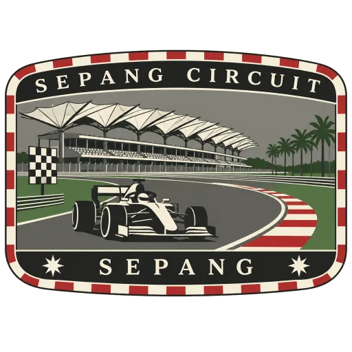 Sepang International Circuit travel stamp