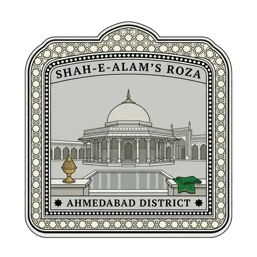 Shah-e-Alam's Roza travel stamp