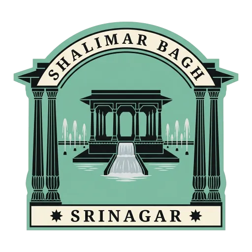Shalimar Bagh travel stamp
