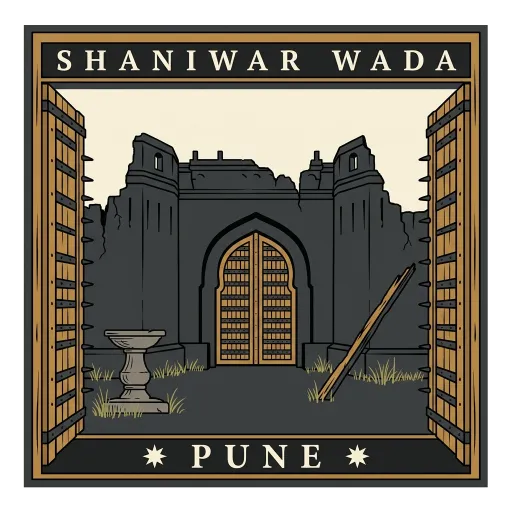 Shaniwar Wada travel stamp