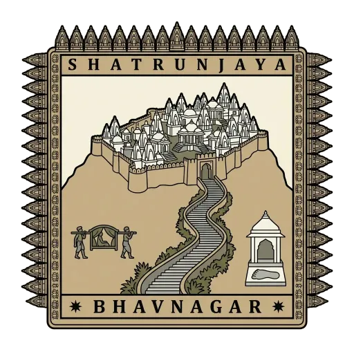 Shatrunjaya travel stamp