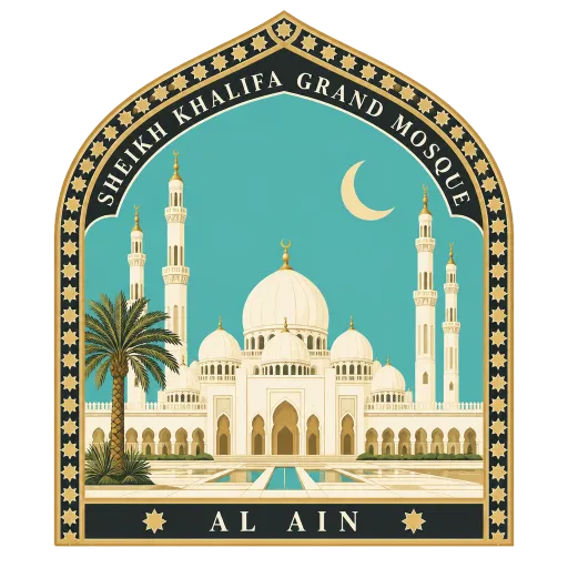 Sheikh Khalifa Grand Mosque travel stamp