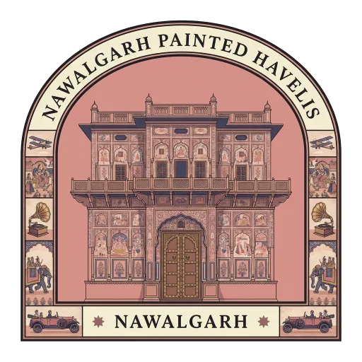 Nawalgarh Painted Havelis travel stamp