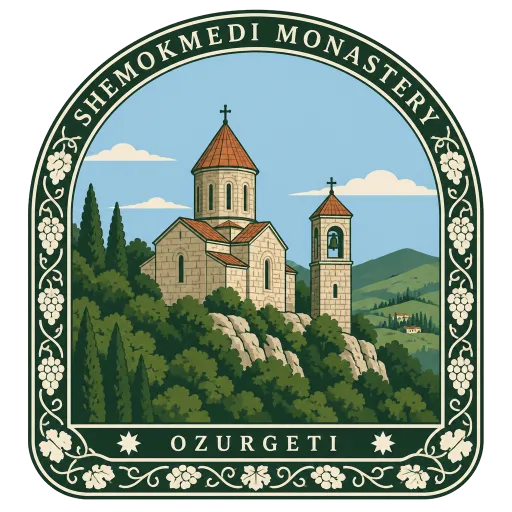Shemokmedi Monastery travel stamp