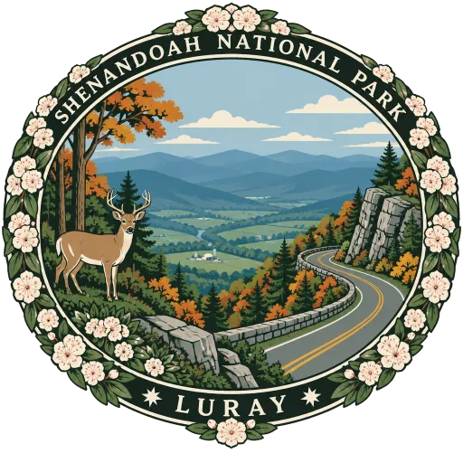 Shenandoah National Park travel stamp
