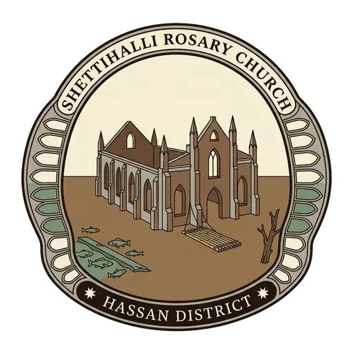 Shettihalli Rosary Church travel stamp
