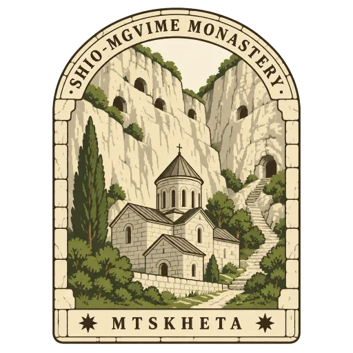 Shio-Mgvime Monastery travel stamp