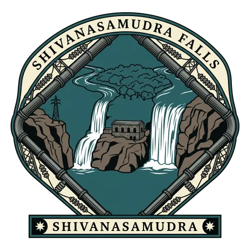 Shivanasamudra Falls travel stamp