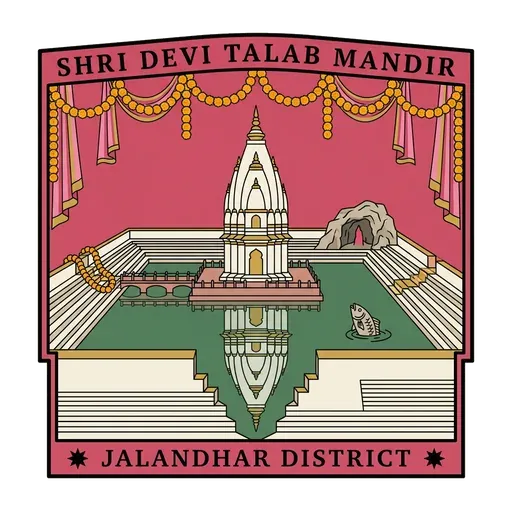 Shri Devi Talab Mandir travel stamp