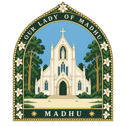 Shrine of Our Lady of Madhu travel stamp