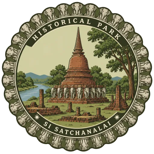 Si Satchanalai Historical Park travel stamp