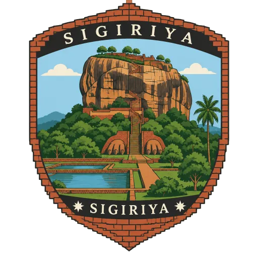 Sigiriya travel stamp